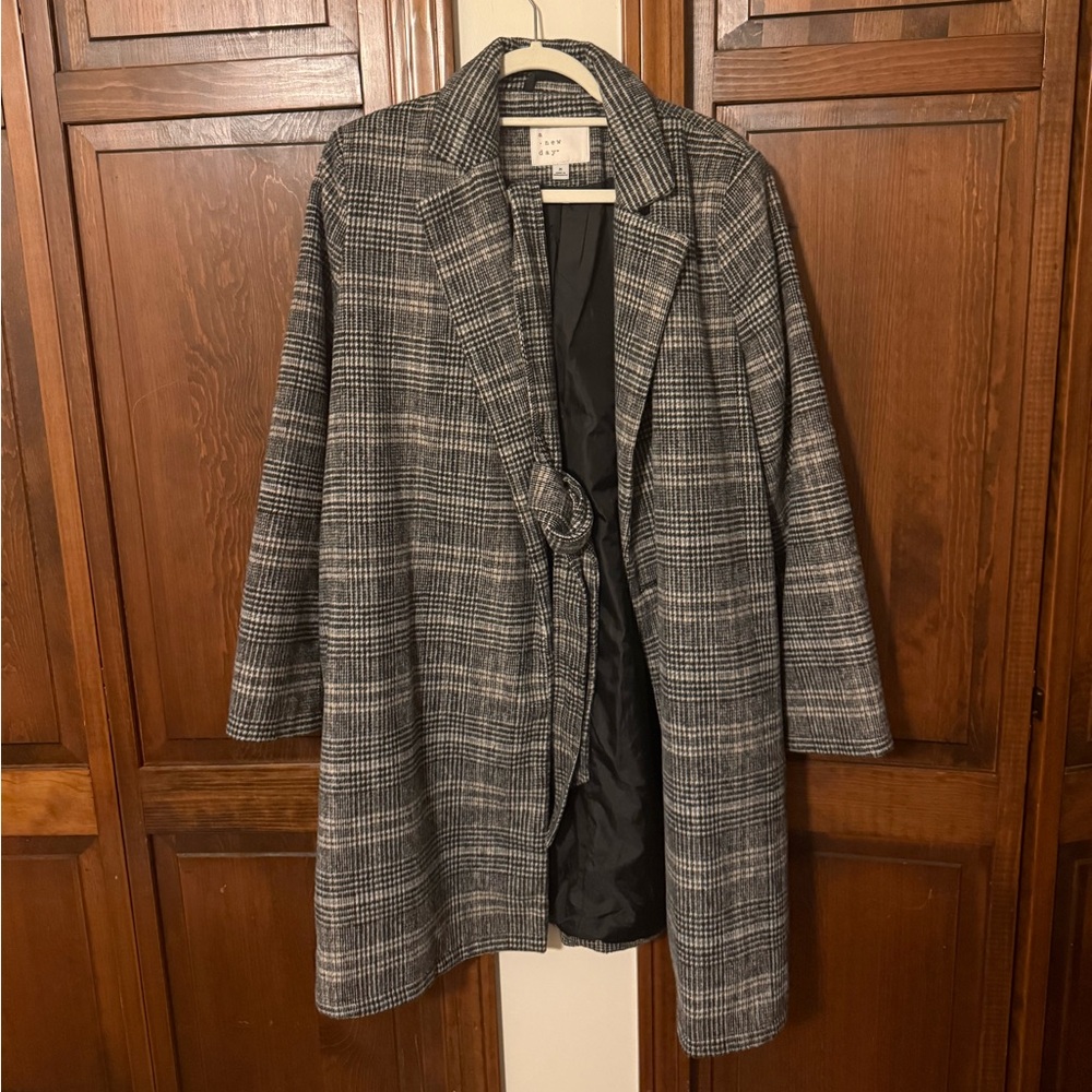 a new day Monochrome Houndstooth Jacket